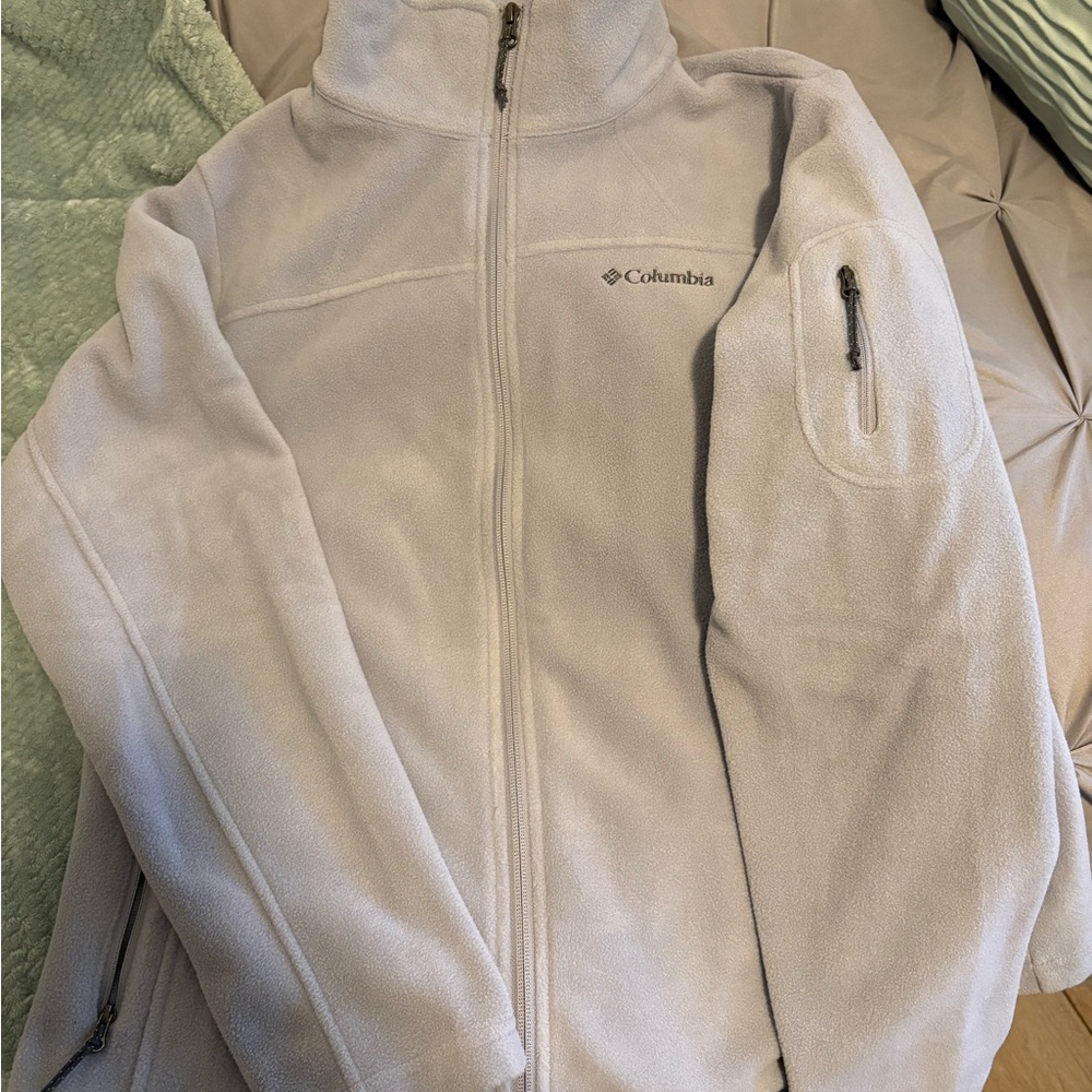 Columbia Gray Fleece Jacket